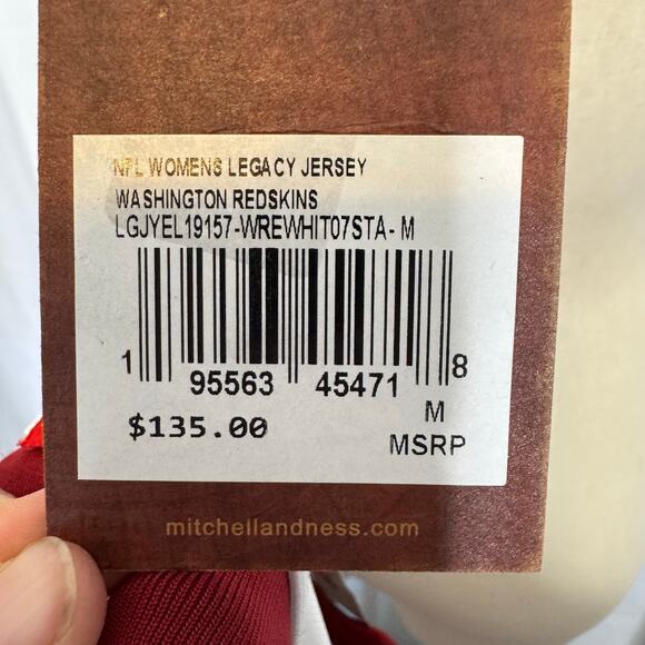 Mitchell & Ness Washington Sean Taylor #21 NFL Legacy Jersey Women’s M NWT - Picture 9 of 10